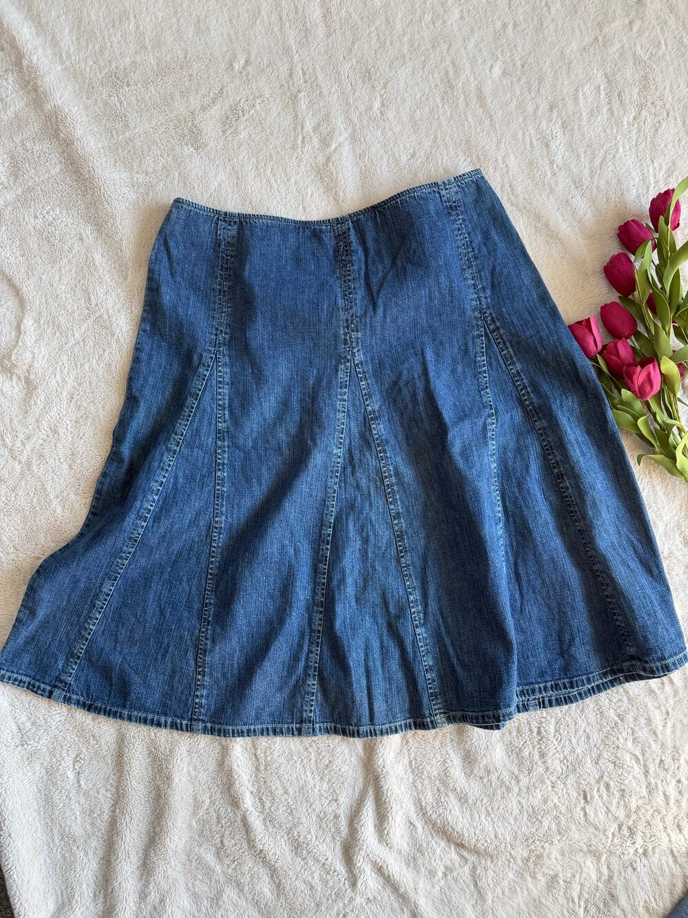 Jones New York Sport Denim Skirt Size 12